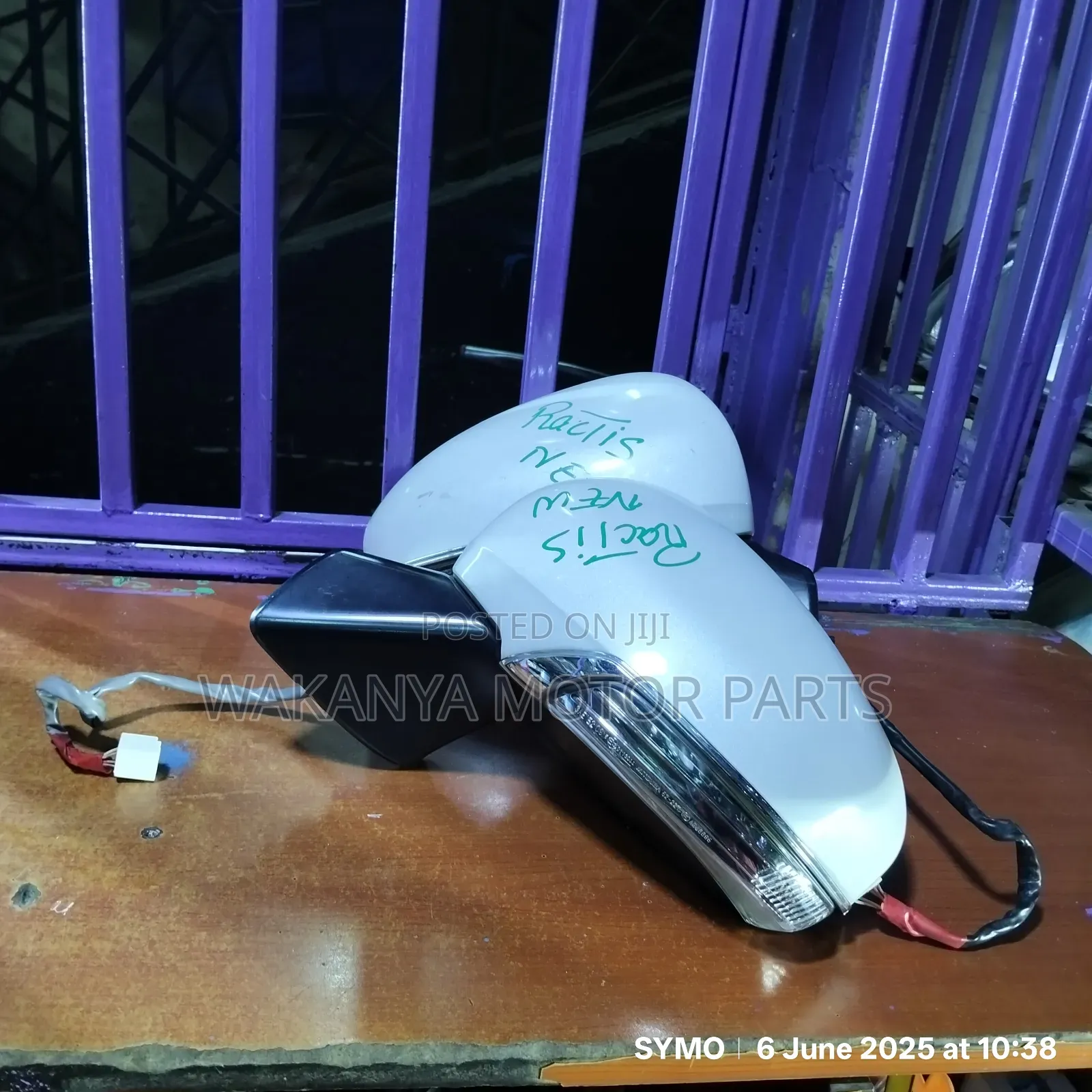 Toyota Ractis New Model 2016/2018 Powered Side Mirrors