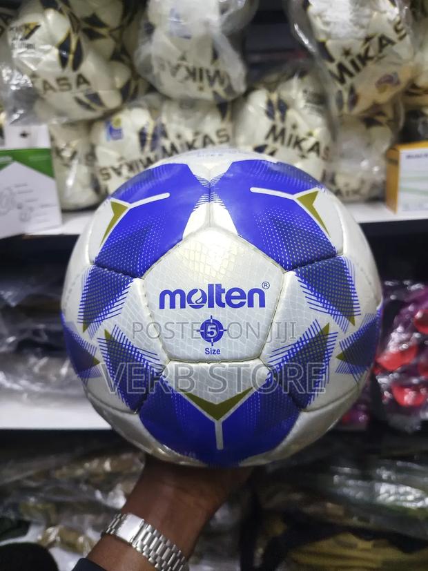 Genuine Leather Molten Football - main view