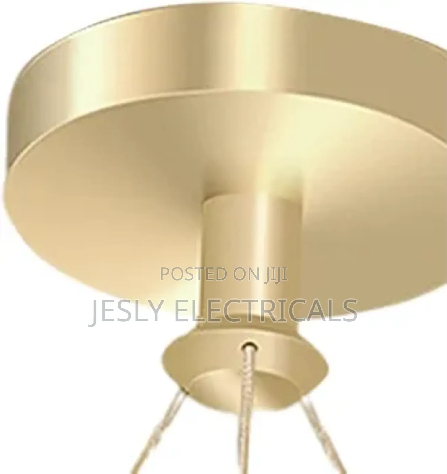 Metal Ring Pendant Light With Acrylic Shade