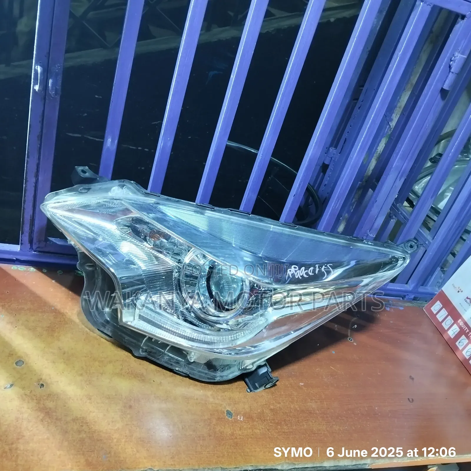 Toyota Ractis New Model 2015/2018 Non Xenon Headlight