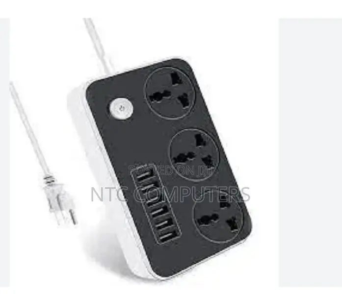 Mercury Multiport Universal Power Strip 5v 4a 3 X Usb + 1x