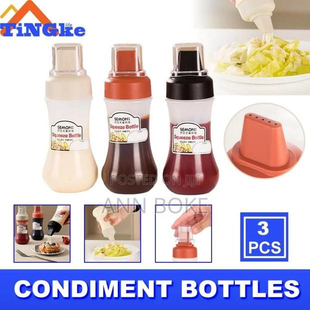 350ml, 5 Hole Squeeze Sauce Bottle KSH 650 - thumbnail 3