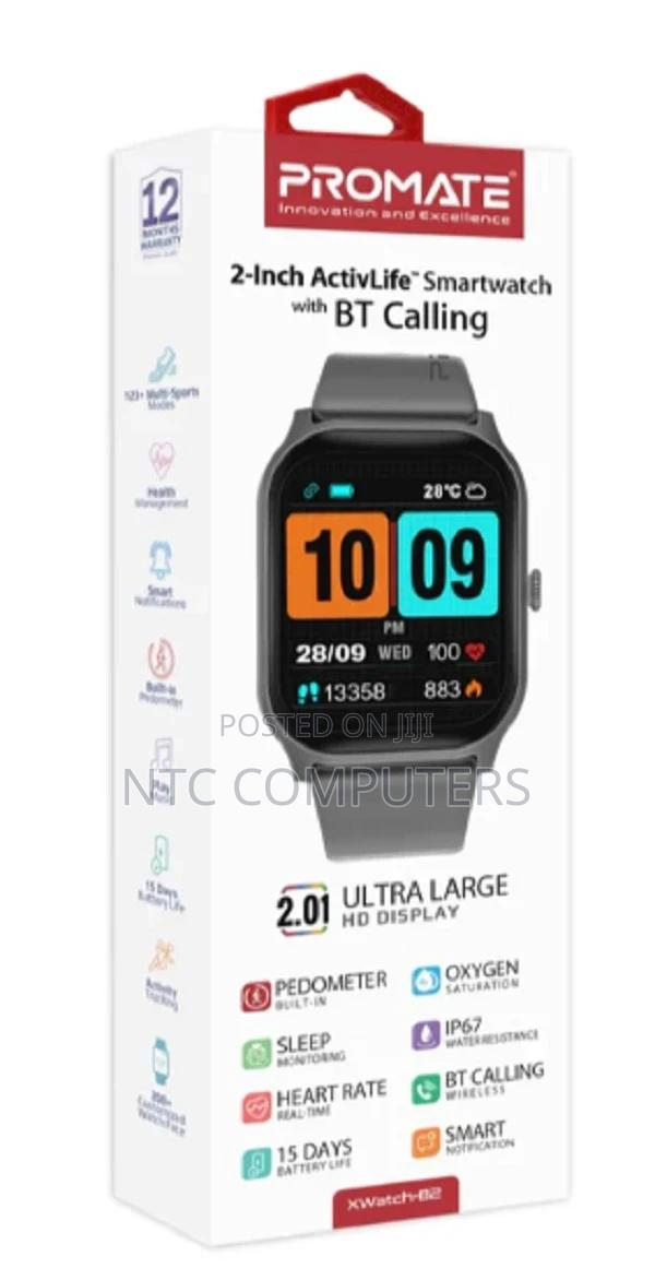 Promate 2.01" Activlife Smartwatch With Bt Calling • Ip67 - thumbnail 3