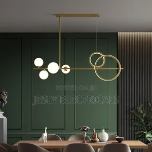 Brushed Brass Restaurant Pendant Light,