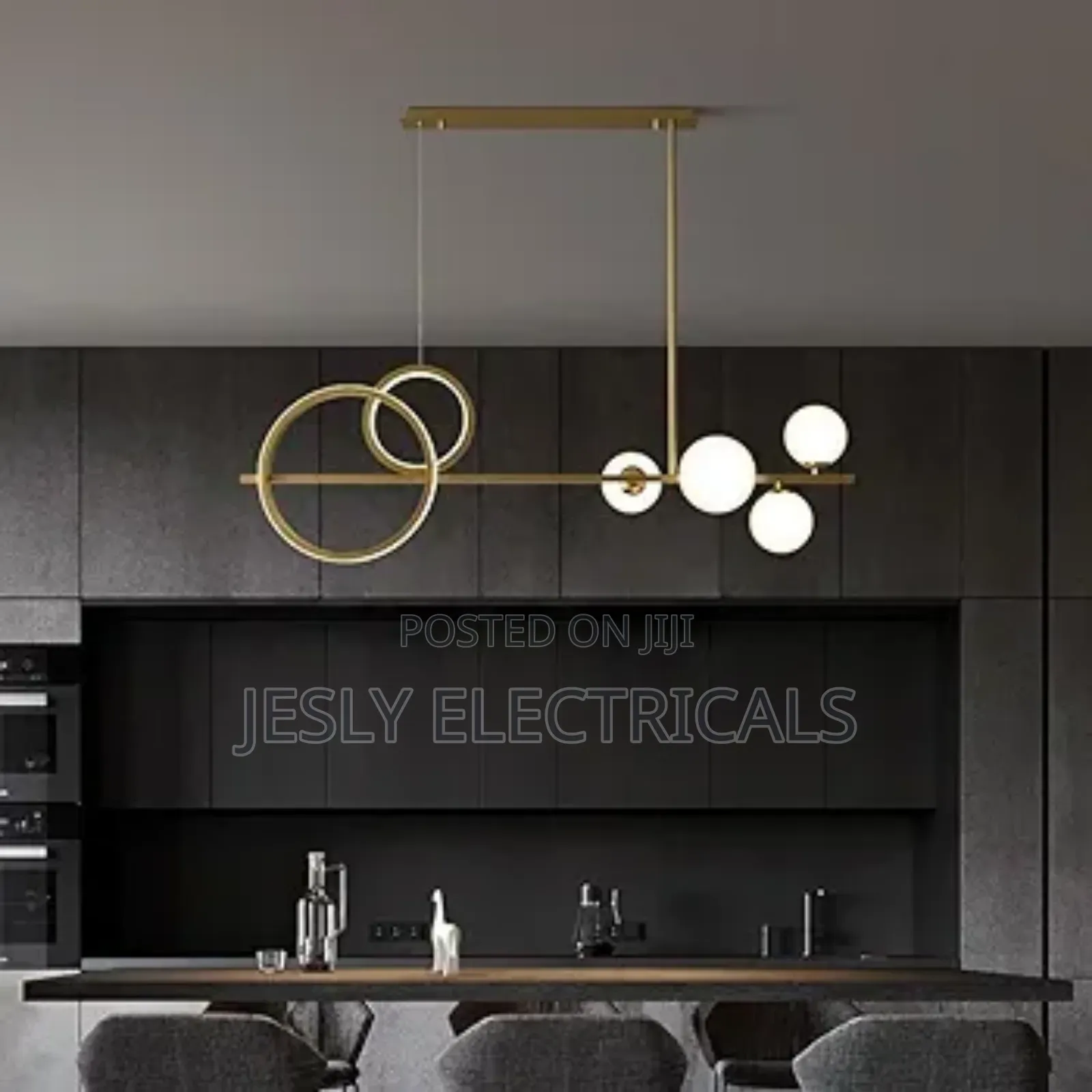 Brushed Brass Restaurant Pendant Light,