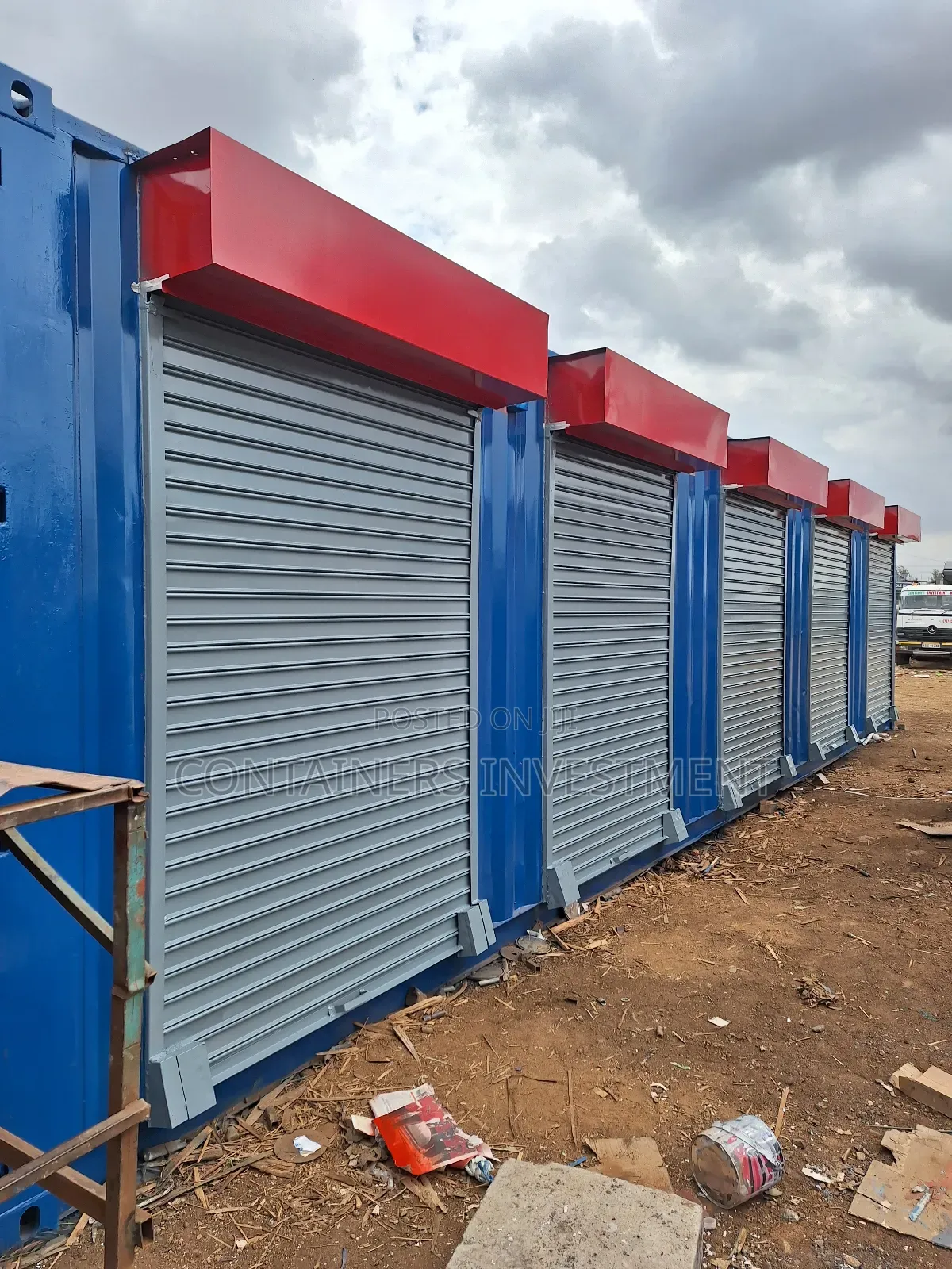 40ft Container Stalls- Just Prior to Delivery to Ruaka.