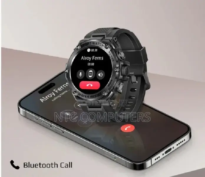 Promate 1.53" Round Screen Fitness Tracker Smartwatch