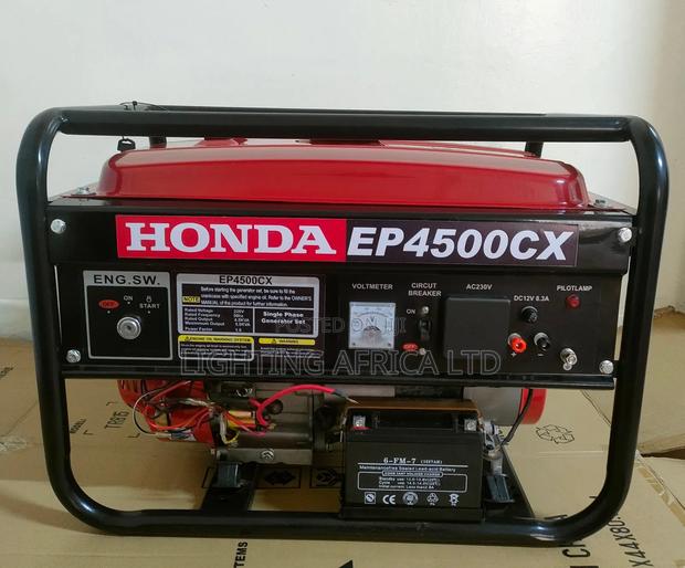 Honda Ep4500 Petrol Engine Generator 4.5kva Keystart