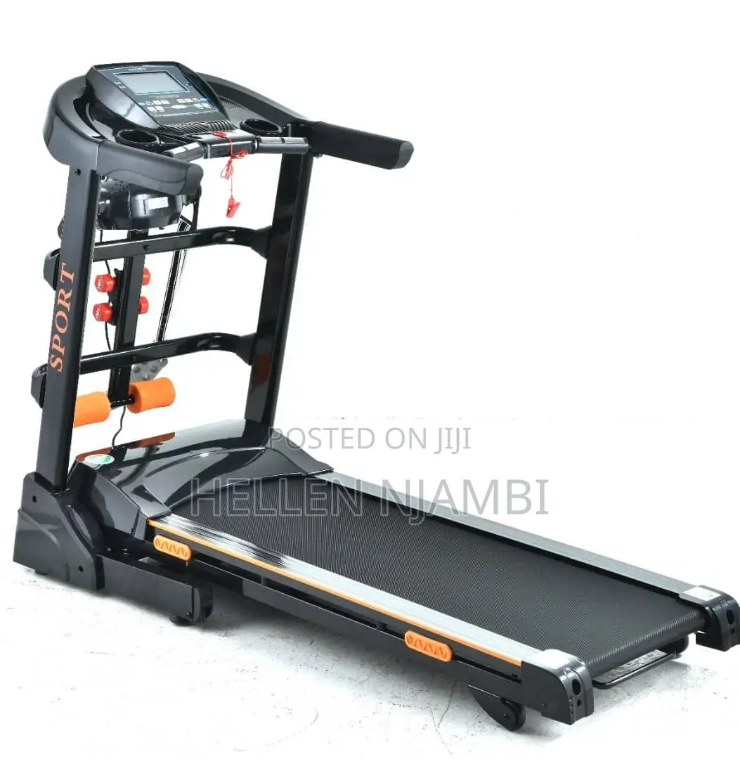 Auto Incline Electric Treadmill With Massage Belt