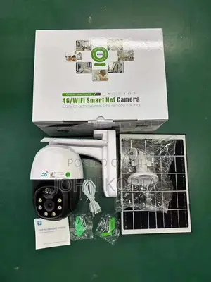 Dual Lens Solar Powered 4g CCTV Camera