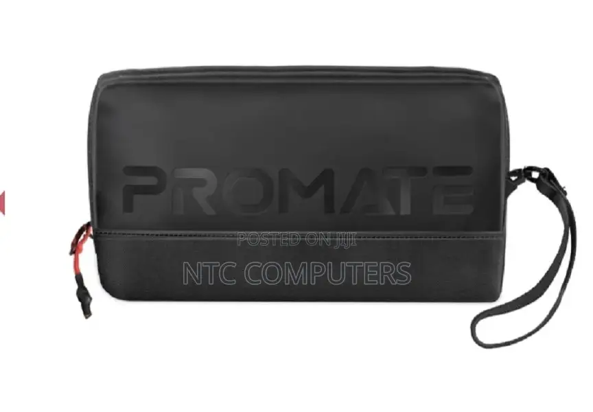 Promate Lightweight Tech Accessory Pouch With Multiple Pock