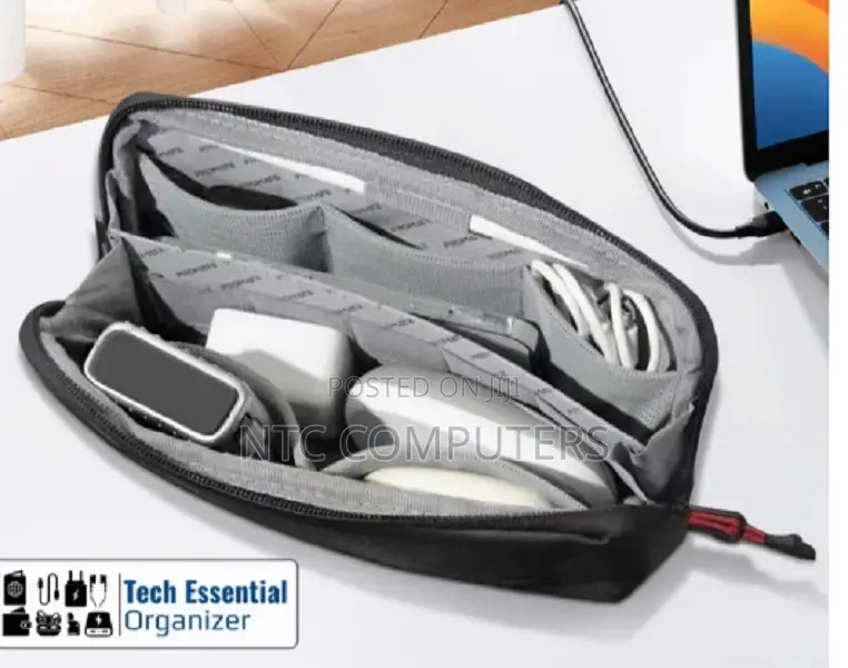 Promate Lightweight Tech Accessory Pouch With Multiple Pock