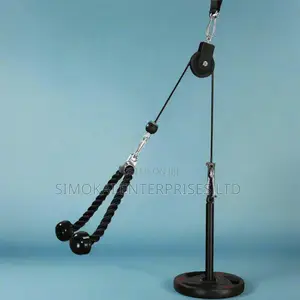 Home Gym Cable Pulley System With Silent Pulley, Tricep Rope