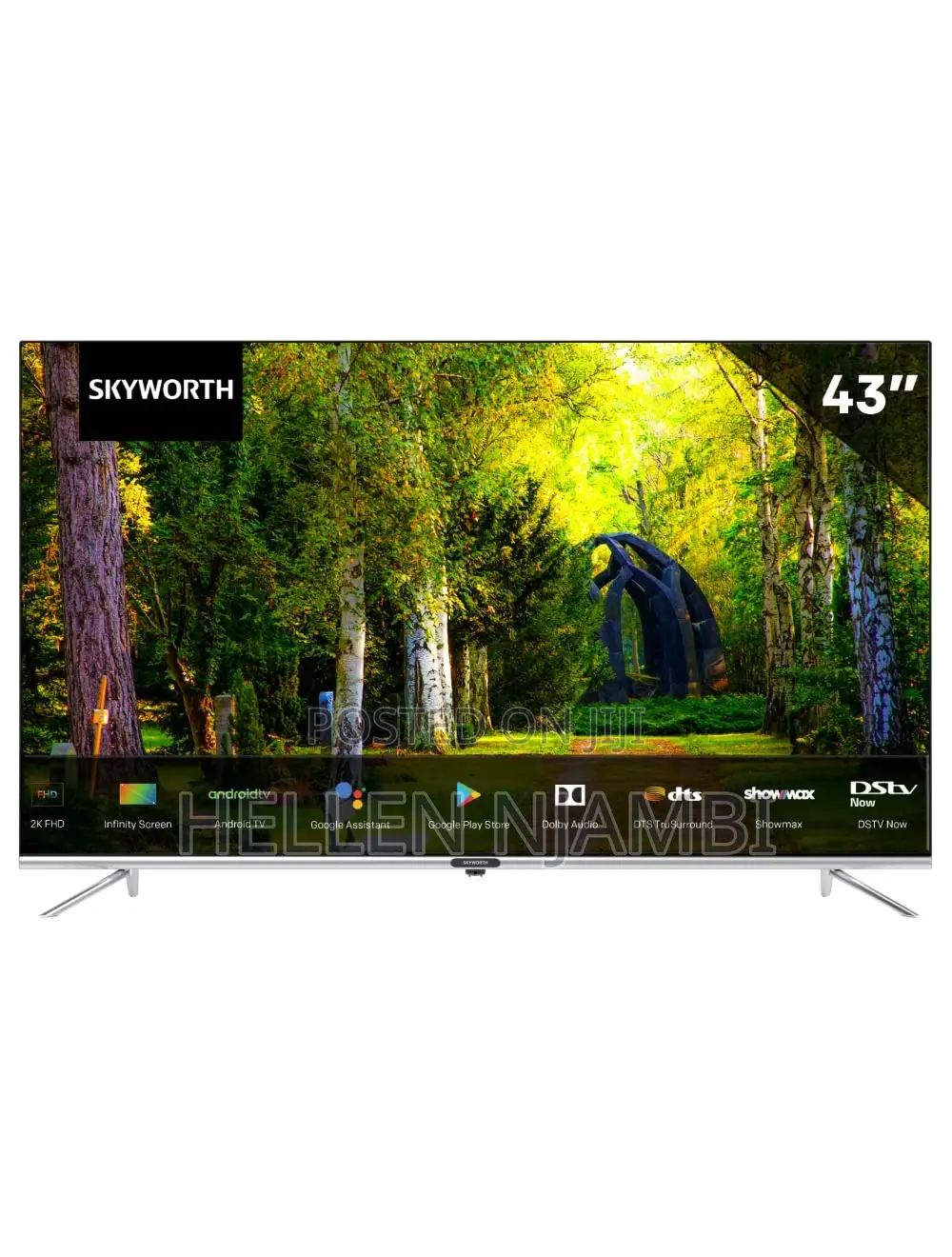 Skyworth 43"Inch 4k Smart Android Frameless Tv