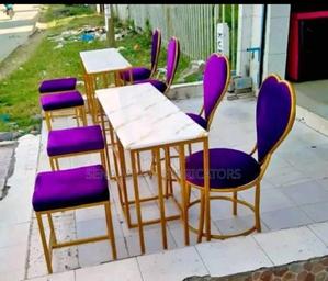 Manicure a Set of Seating Stools and a Table. - thumbnail 2