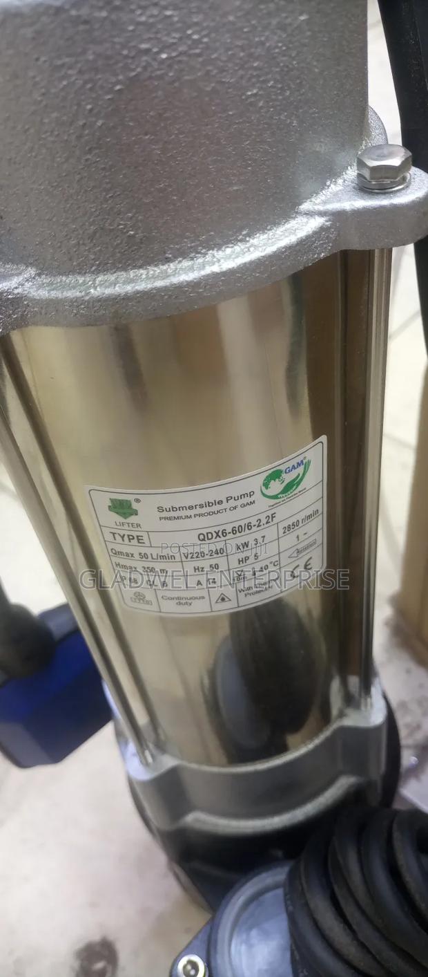 Lifter Submassible Water Pump 5hp 350mtrs Height - thumbnail 2