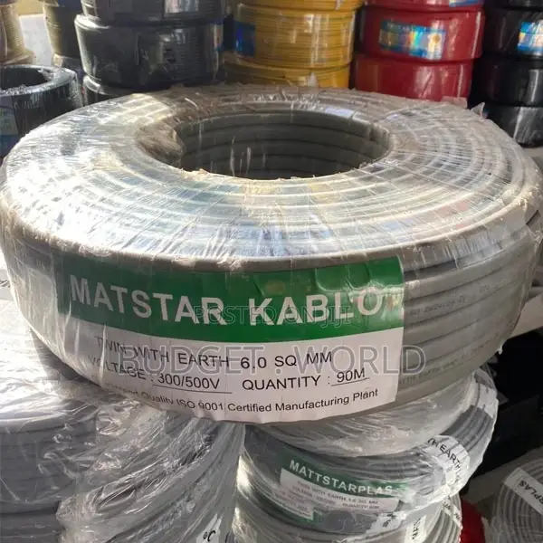 Original - 90m Mattsa Cable With Earth Cable 6.0mm