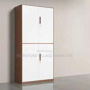 Cabinet: Office Metallic Cabinet With Four Locking Door