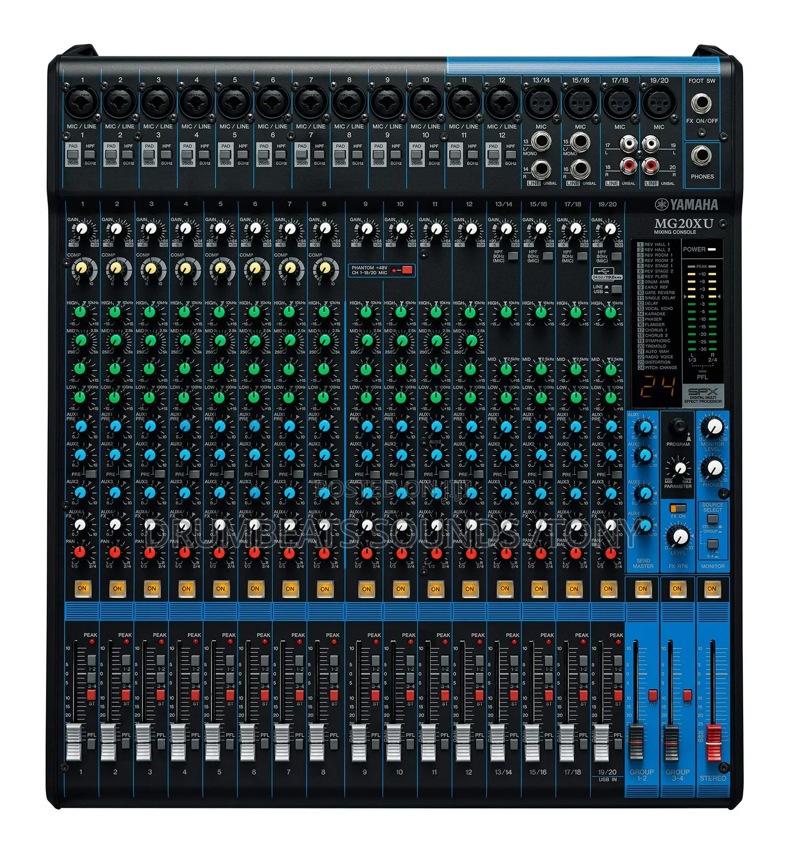 Yamaha Mg16 16channel 6-Bus Mixer With Effects