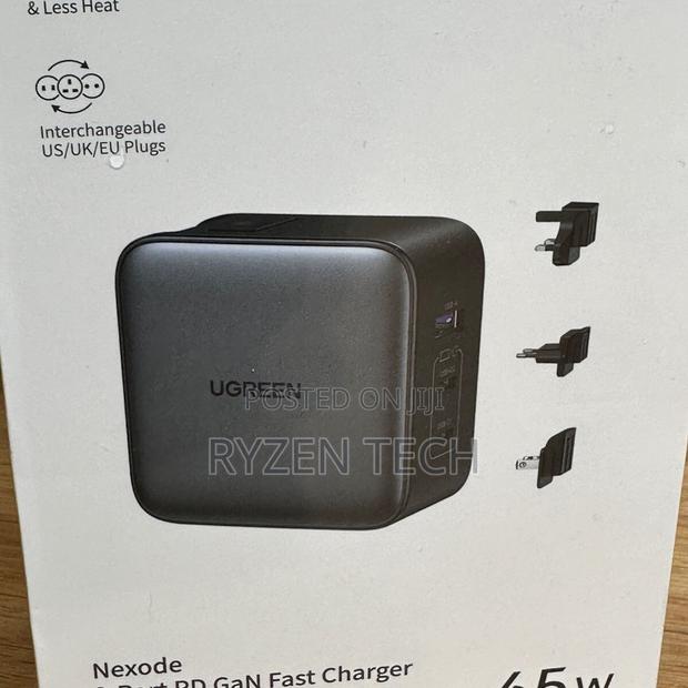 Ugreen Usb-C 67w Pd Gan Tech Power Adapter +3 Dc Connectors