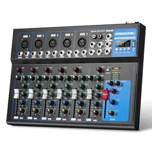 F7usb 7 Channel Audio Mixer With Bluetooth