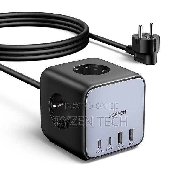 Ugreen Diginest Cube Power Strip 3 Ac Outlets+ 65w 2a2c 1.8m