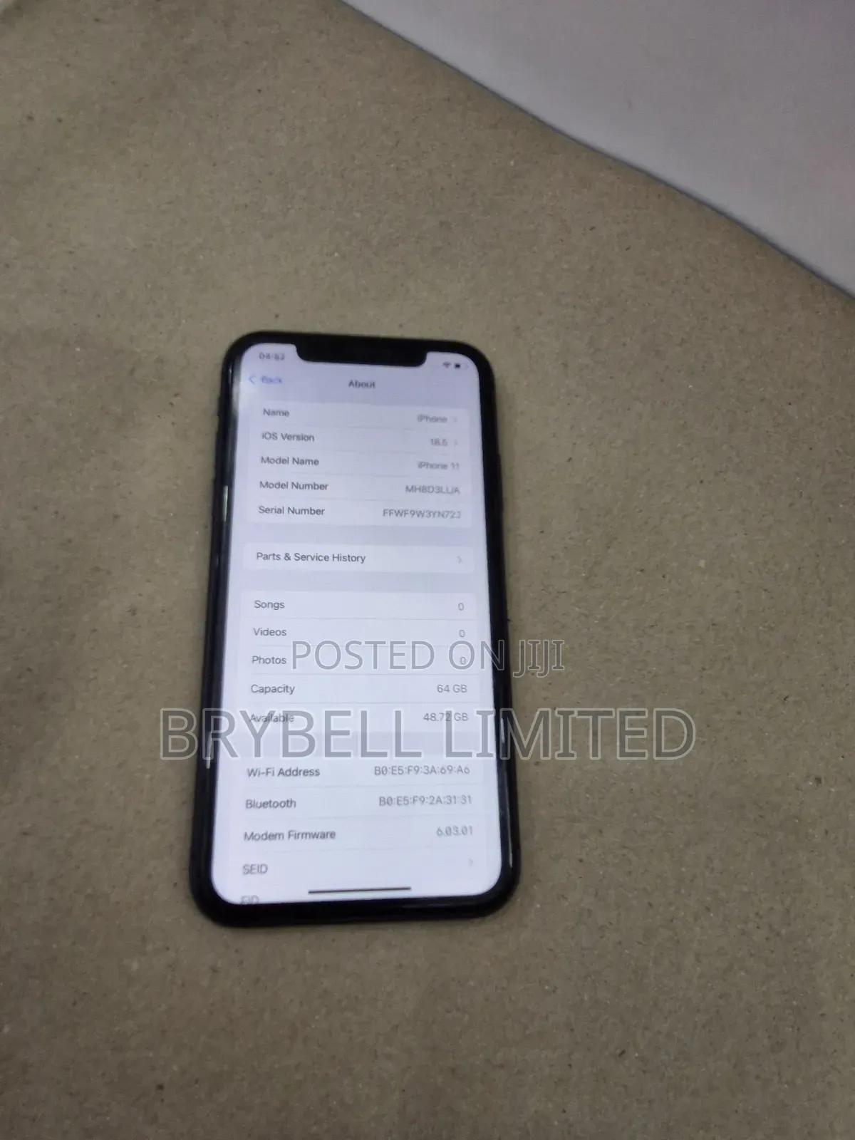Apple iPhone 11 64 GB Black