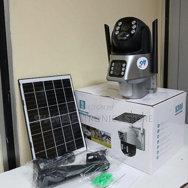 4g Dual Lens Solar CCTV 360° Rotating, Solar Powered