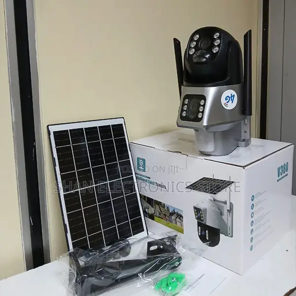 360° Rotating, Solar Powered Large Battery Capacity, Siren