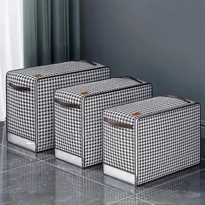 .*Quilt Duvet/Closet Organizer* Checked P3pcs Material: