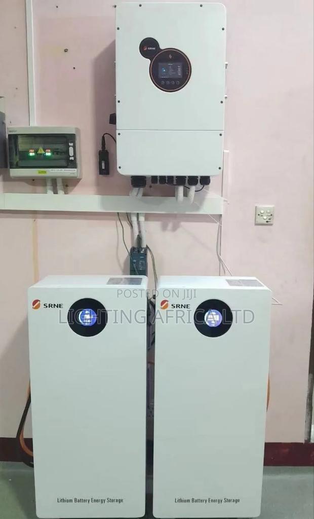 12kva Off-Grid + (2)15kwh Lithium Battery + (16)590w Panels - main view