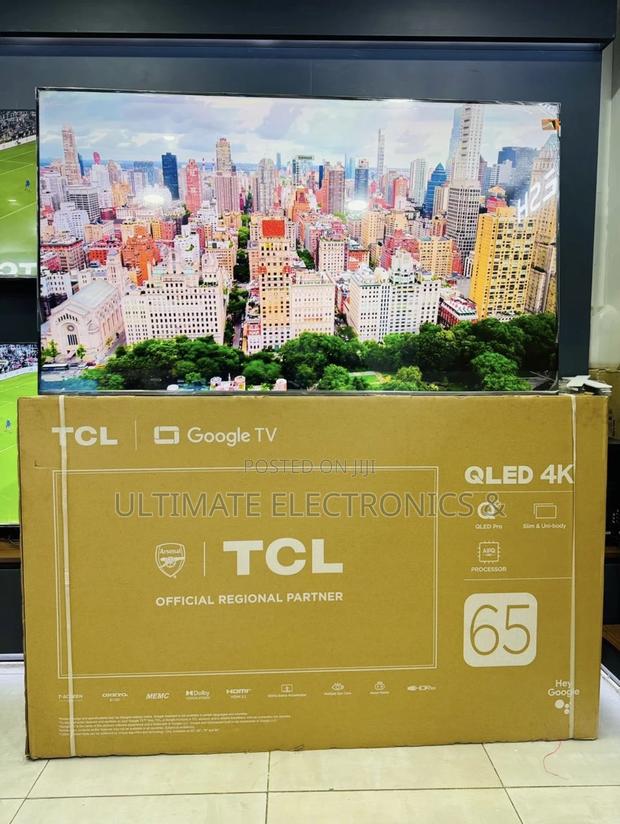 TCL 65” 65t6c Qled Google Tv With Free Tv Guard Wall Mo
