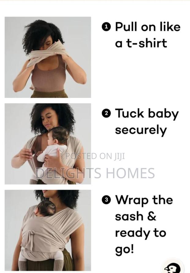 Adjustable Baby Sling Wrap_alp - thumbnail 3