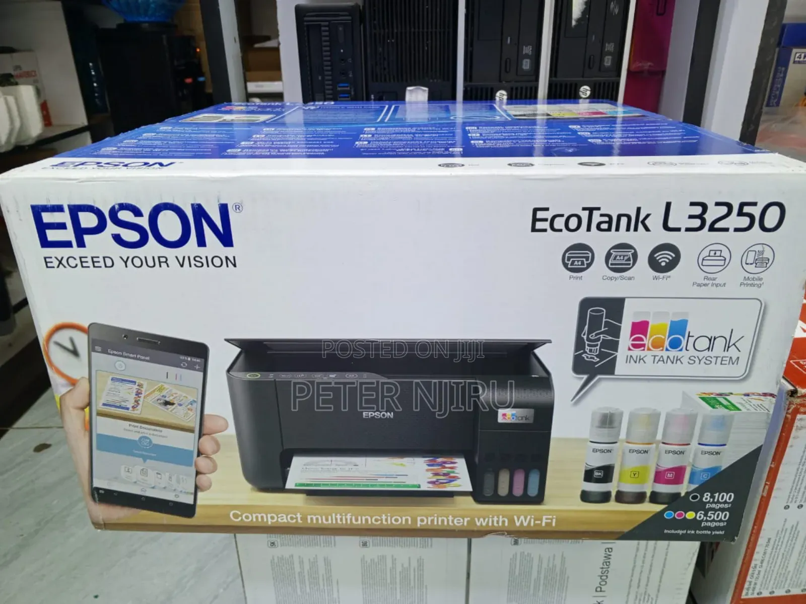 Epson Ecotank L3250 Wi-Fi All-in-One Printer( ))