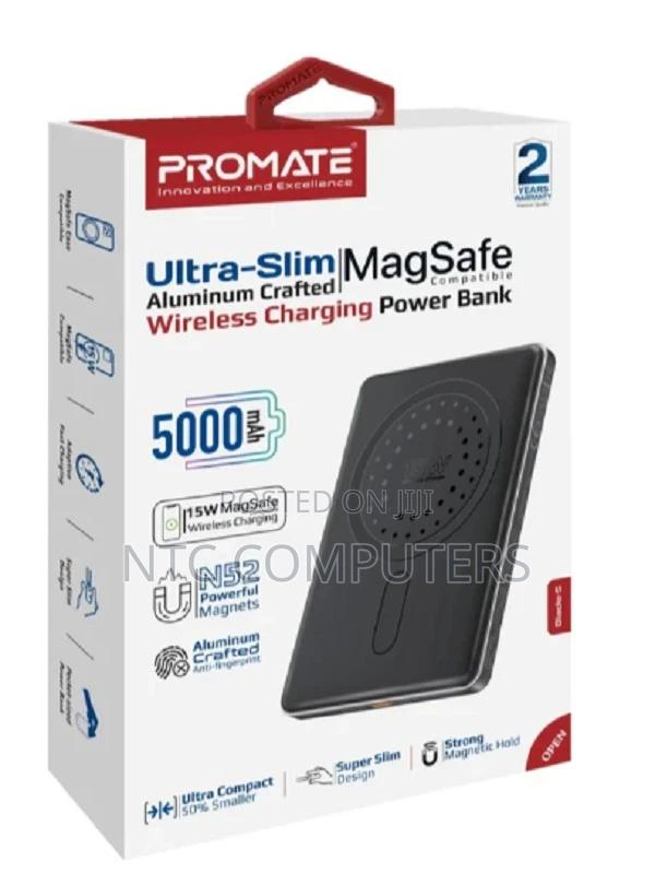 Promate 5000mah Ultra-Slim Aluminum Crafted Magsafe Compati - thumbnail 2