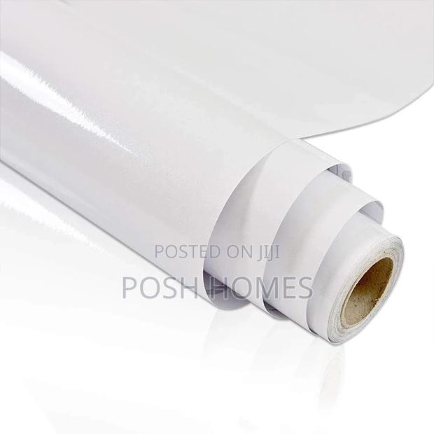 White Contact Self Adhesive Wallpapers