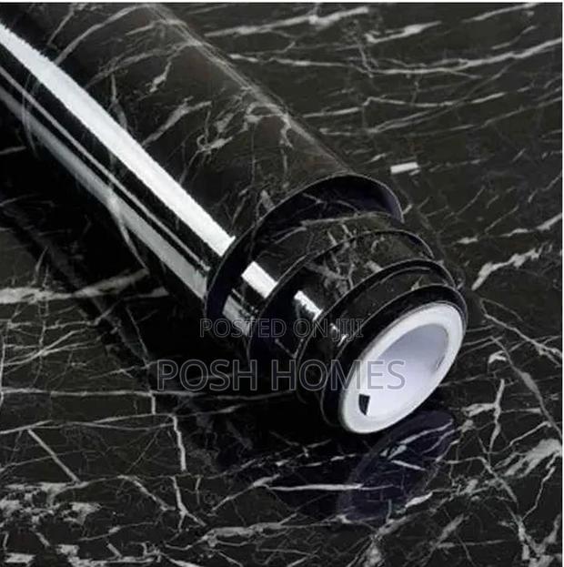 Black Contact Self Adhesive Wallpapers
