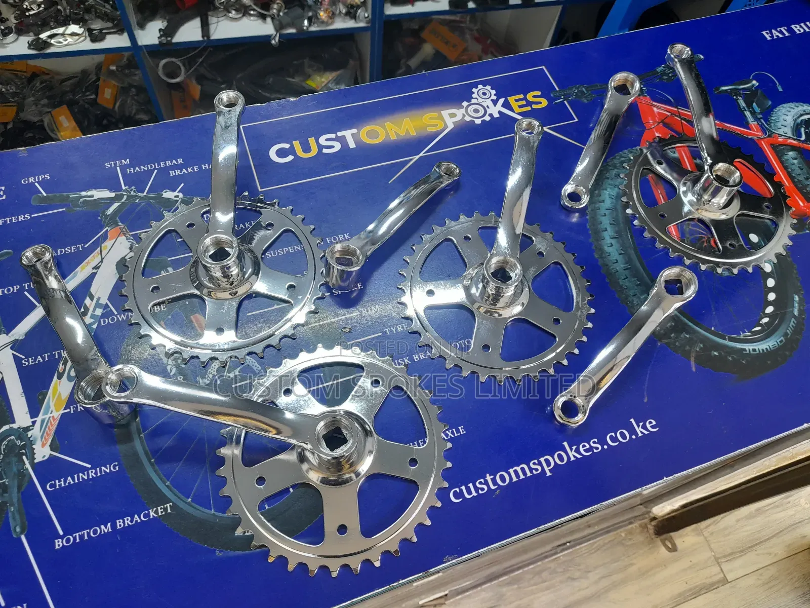 BMX / Kids Mountain Crankset 1x 36t (Square Tapered)