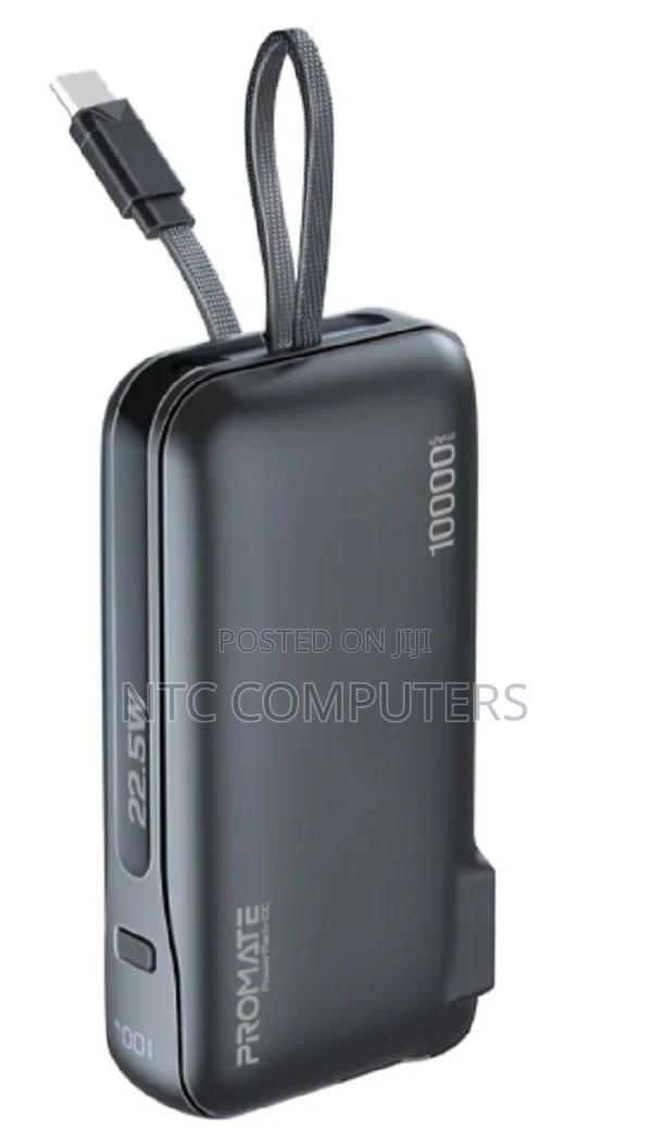 Promate 10000mah Power Bank W/ 20w Pd Usb-C in/Out Port, 22 - main view