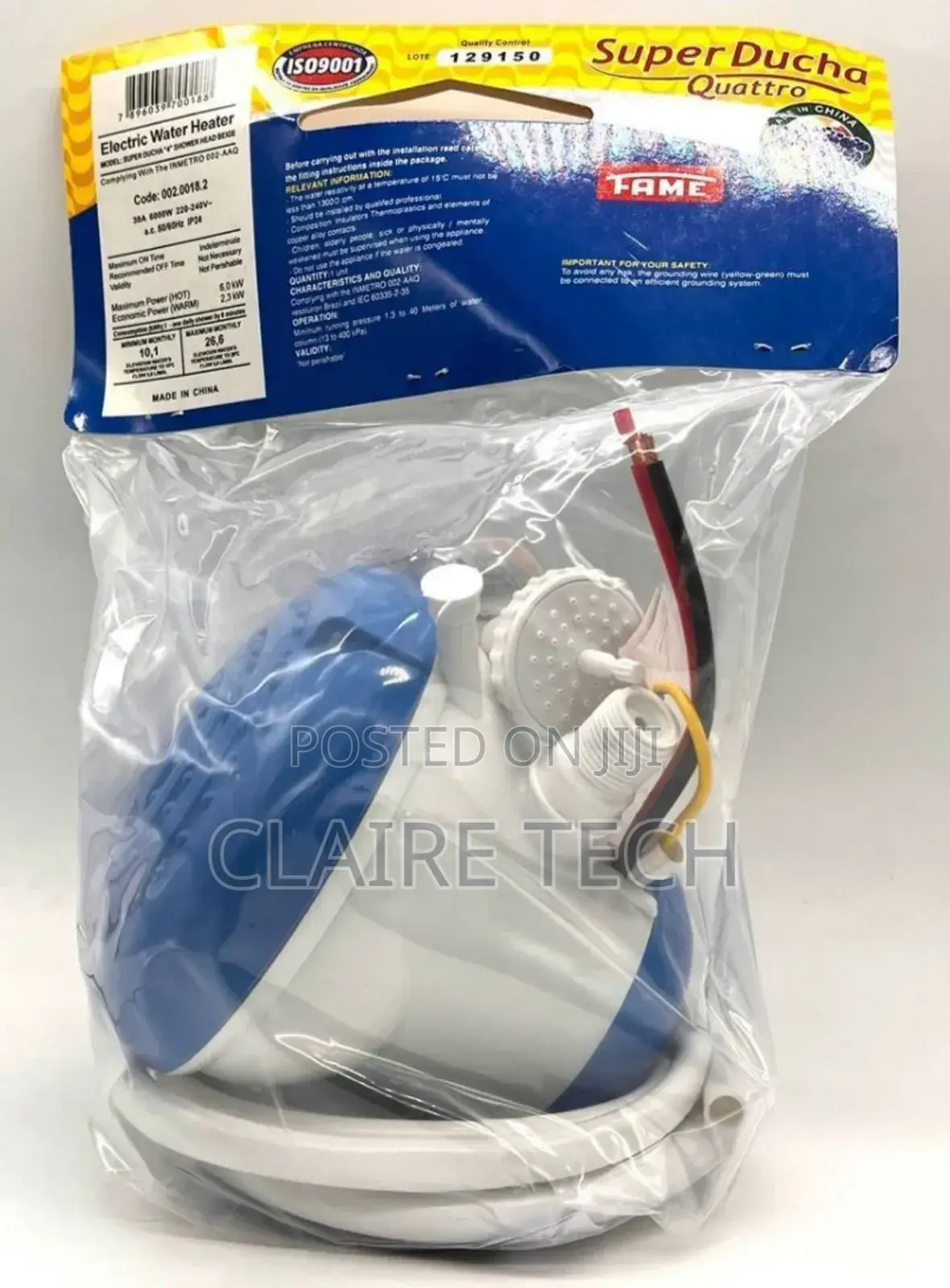 Super Ducha Instant Hot Water Shower