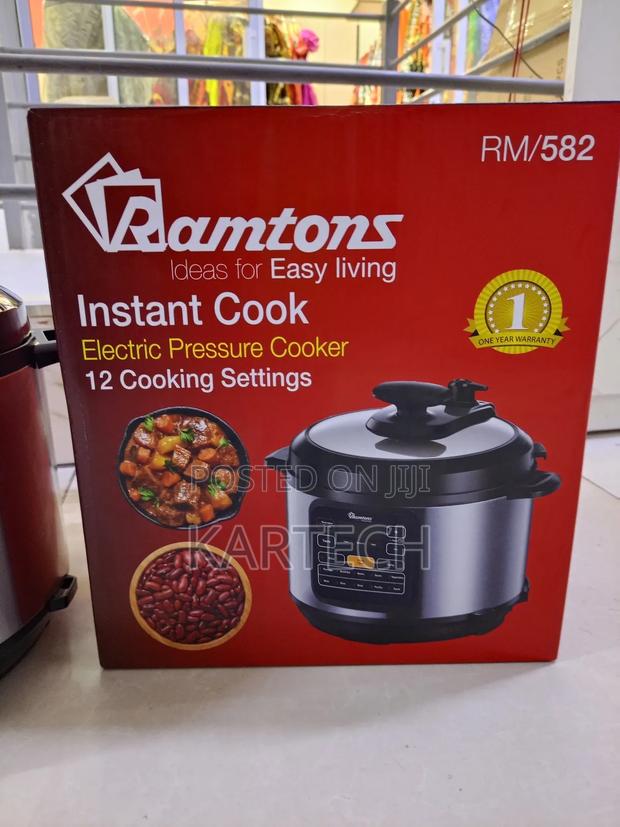 Ramtons 6ltr Rm/582 Electric Pressure Cooker 24hr Timer