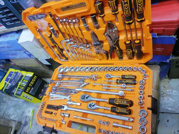Commercial Standard 142pcs Ingco Combination Toolset - main view