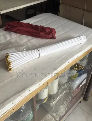 White Plastic Pole for Flags 2 Feet Long