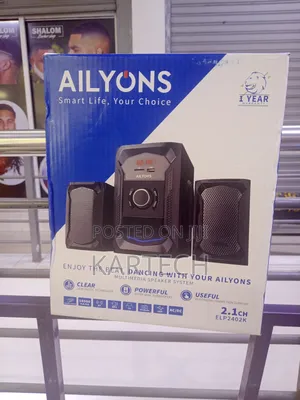 Ailyons Ac/Dc 18000w 2.1ch Multimedia Speaker System