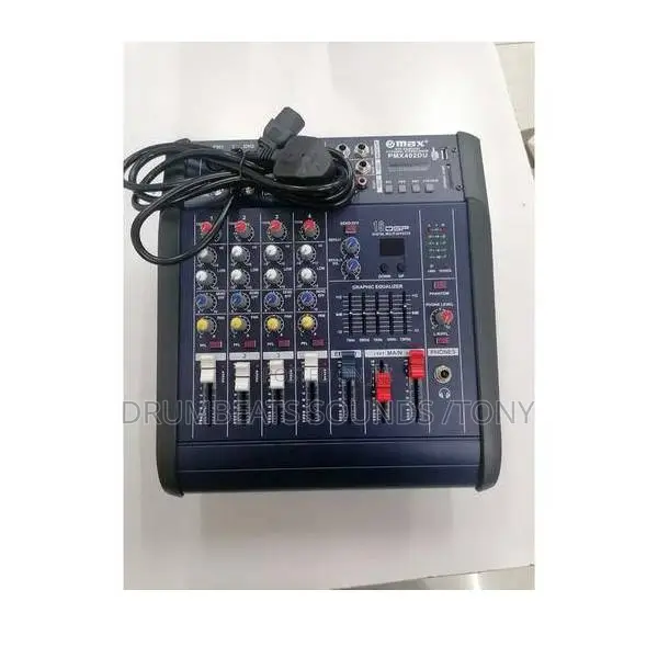 Max 4ch Powered Mixer