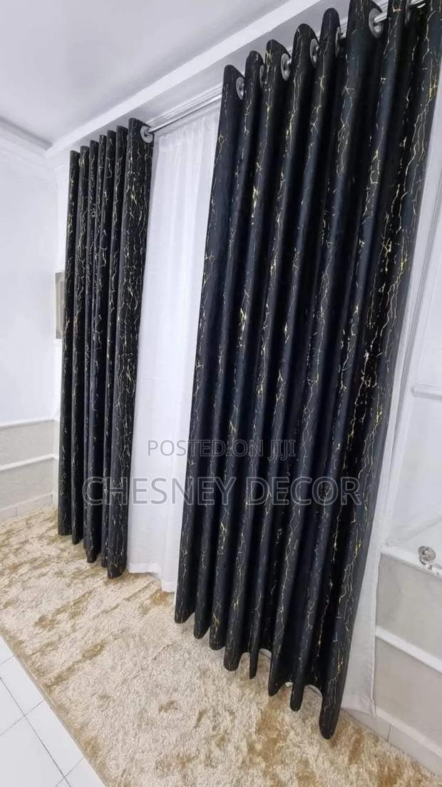 Black And Gold Curtains - main view