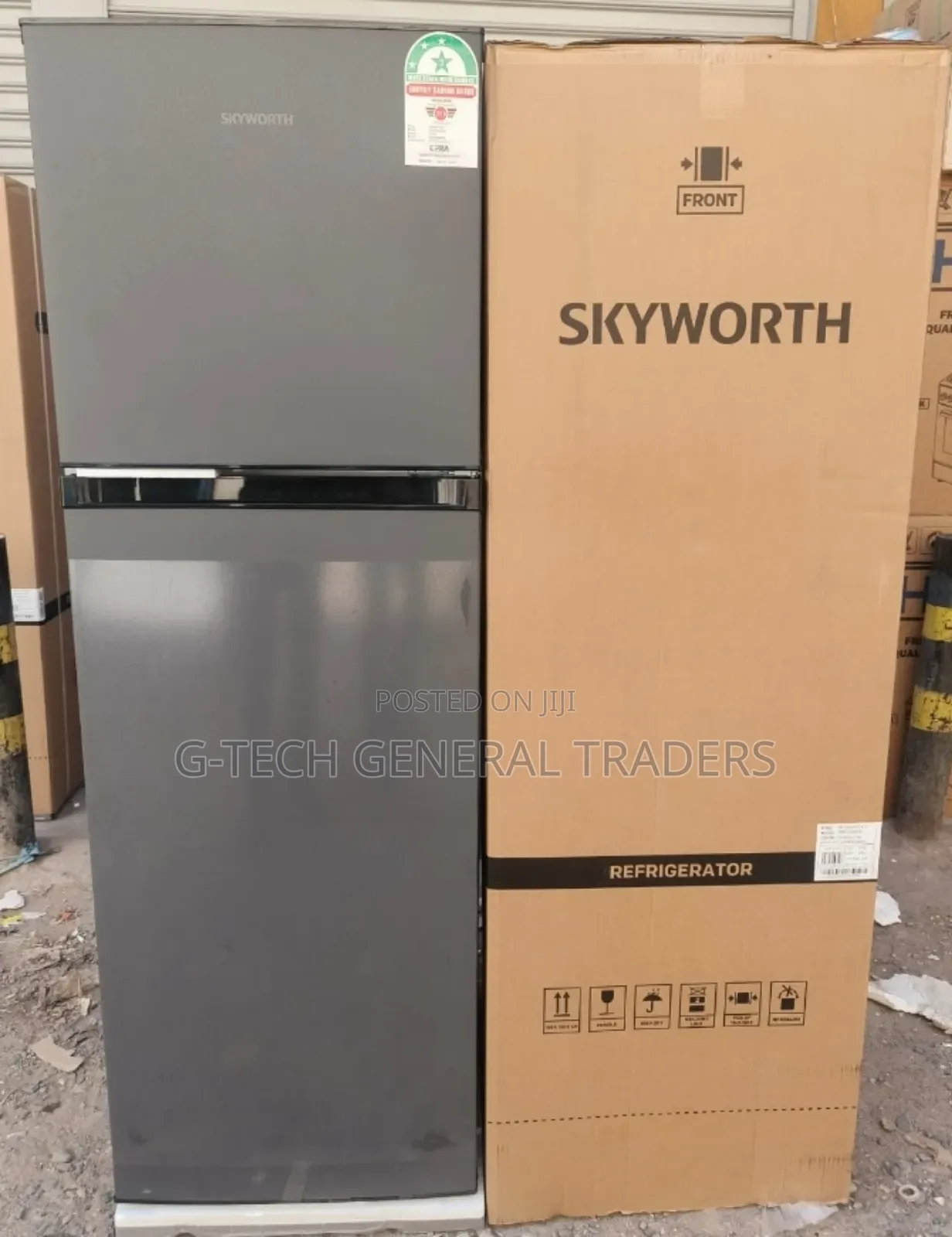 Skyworth Total No Frost 280l Double Door Refrigerator