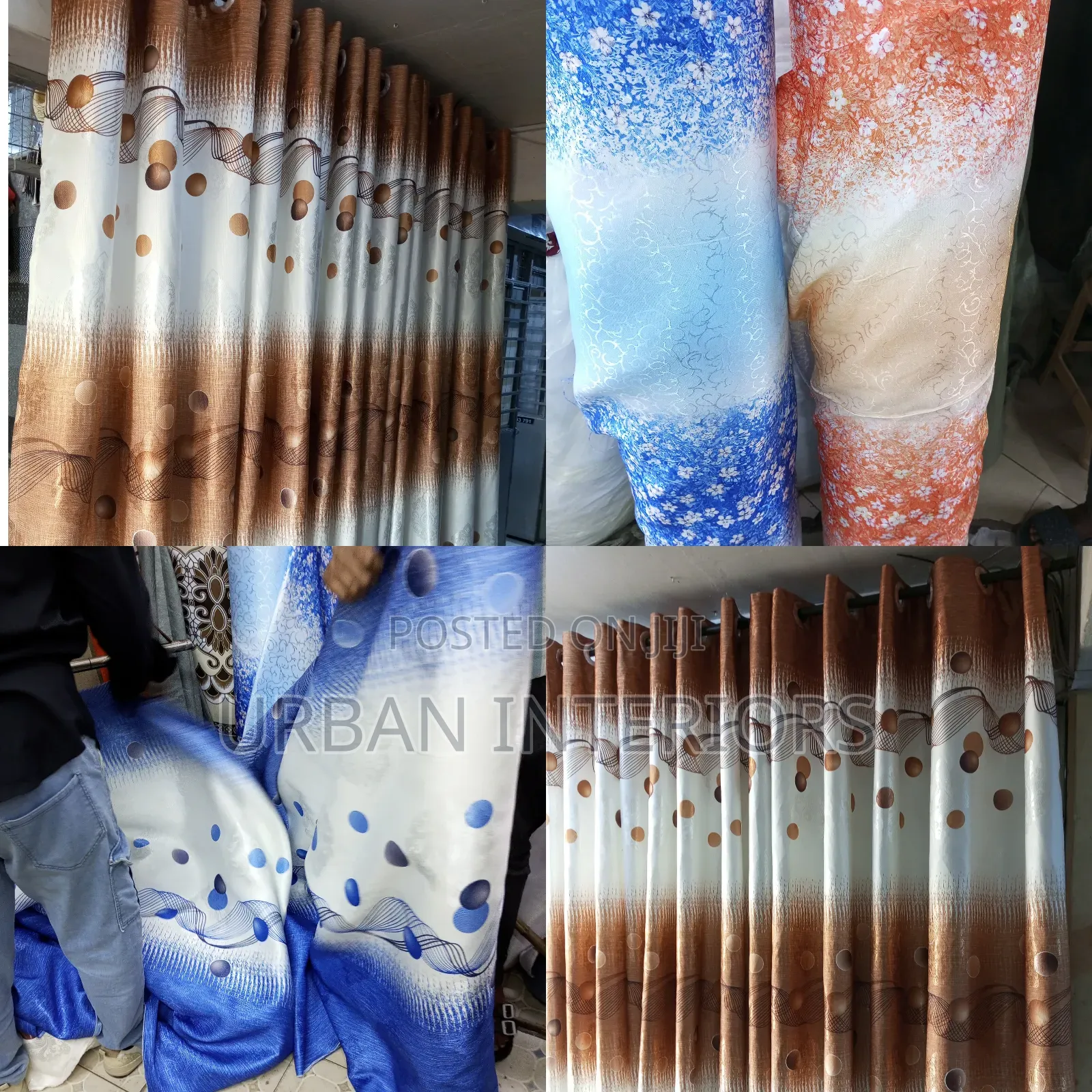 Brown Blue Curtains Brown Blue Curtains