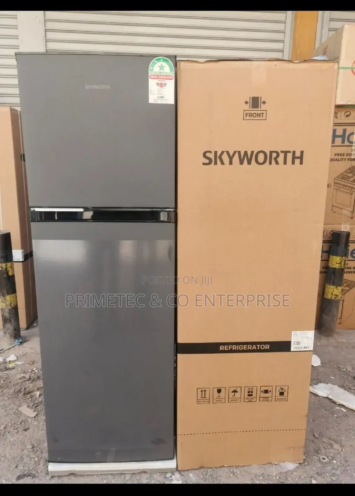 Skyworth 280 Litres Double Door No Frost Refrigerator