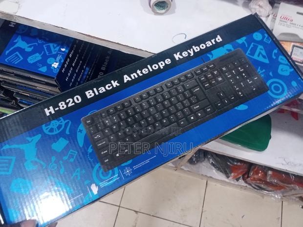 H-820 Black Antelope Wired Keyboard